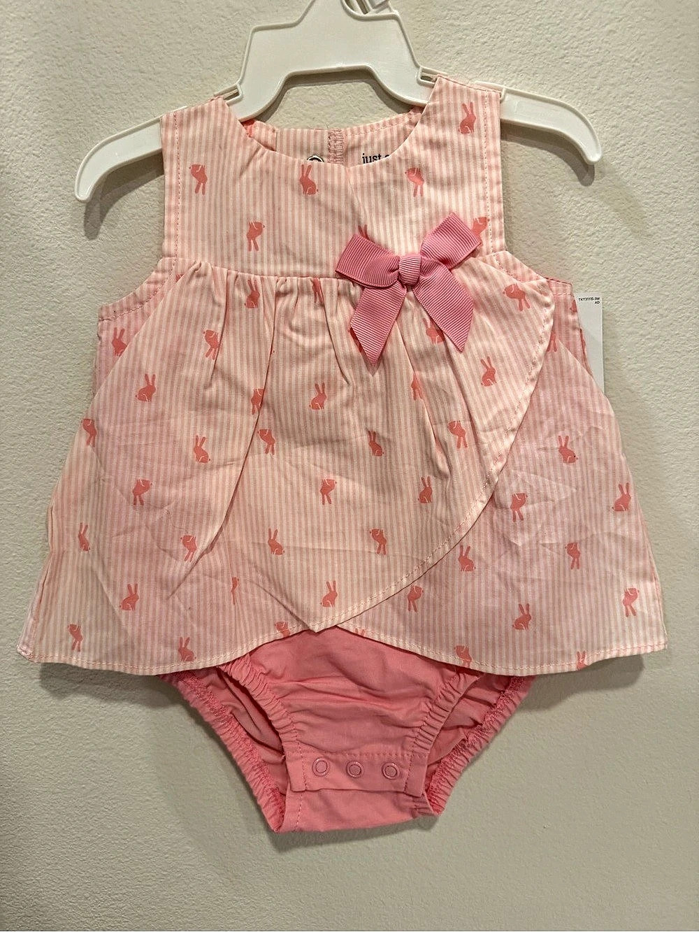 Carter's Pink Striped Baby Bodysuit NWT